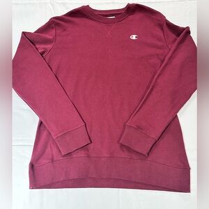 Champion Men's Burgundy Crewneck Sweater